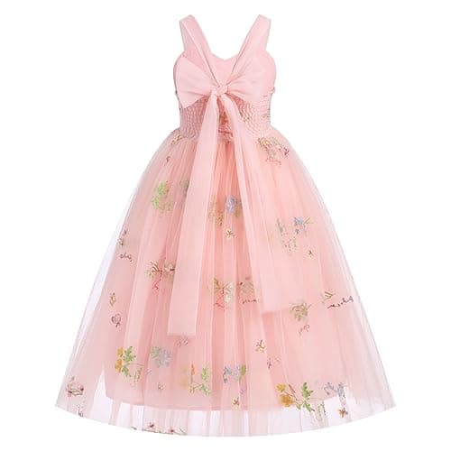 Flower Girl Dresses with Floral Embroidery