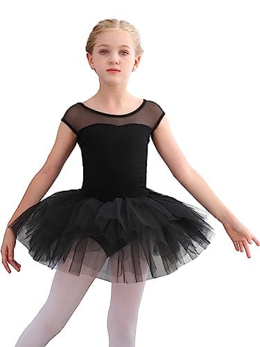 Stele Ballet Leotards with Tutu Skirt for Girls (Toddler/Child)