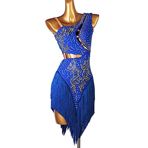 Professional Women's Fringe Latin Dance Dresses for Cha Cha, Tango, Ballroom Competitions