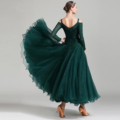 ORIDOOR Luxurious Lace Ballroom Dance Competition Dress