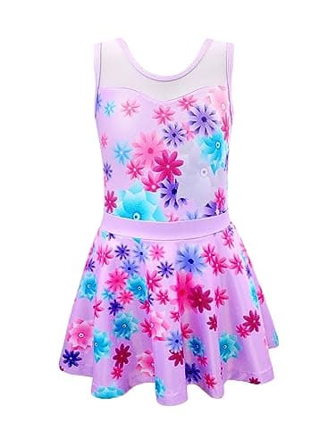 Sparkly Snowflake Tutu Leotard for Toddlers Dance and Gymnastics