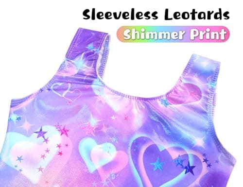 Nokecina Girls' Sparkle Ballet Leotard with Skirt & Dance Dress
