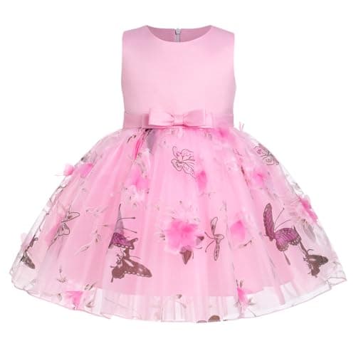 IDOPIP High-Low Tutu Dress for Toddler Princess Birthday Party