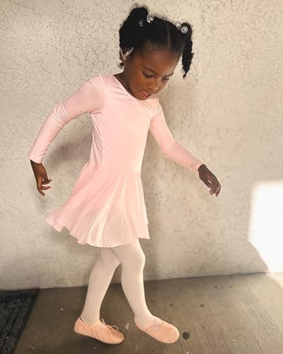 Stelle Long Sleeve Toddler Dance Leotard with Skirt for Girls (Little/Big Kid)
