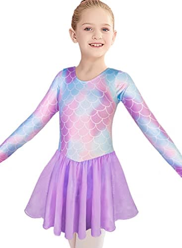 Belovance Girls Gymnastics Skirted Leotards Ballet Tutu