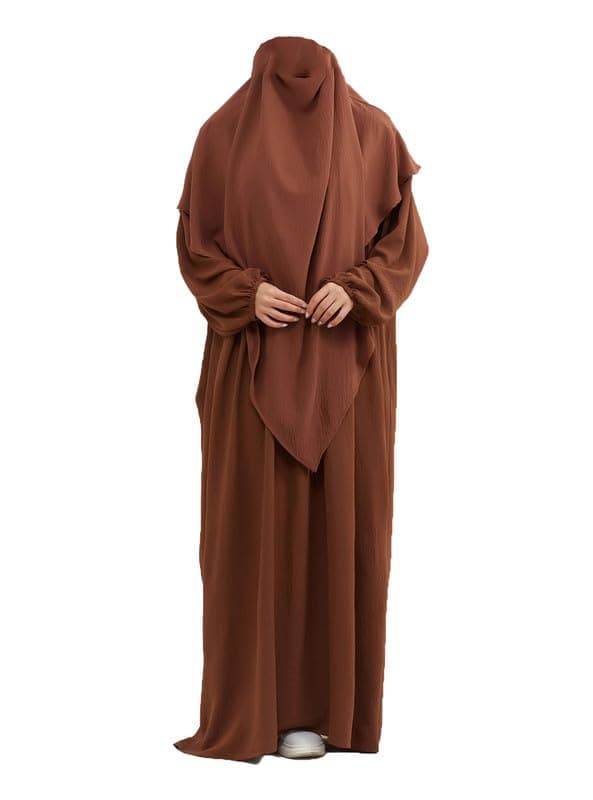 Women's Muslim Prayer Dress with Hijab