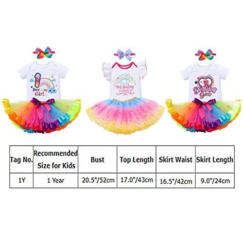 Baby Girl Boho Rainbow Cake Smash Outfit Set