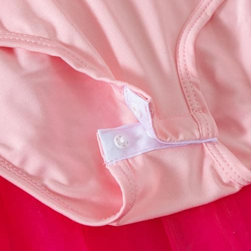 KARETT Girls Ballet Tutu Dress for Toddlers, V-Neck Leotard Outfit, Ages 1-7