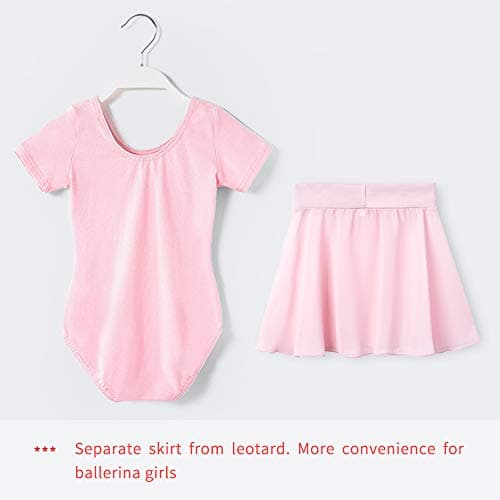 Stelle Girls Ballet Leotards with Skirt and Tights for Toddlers to Big Kids