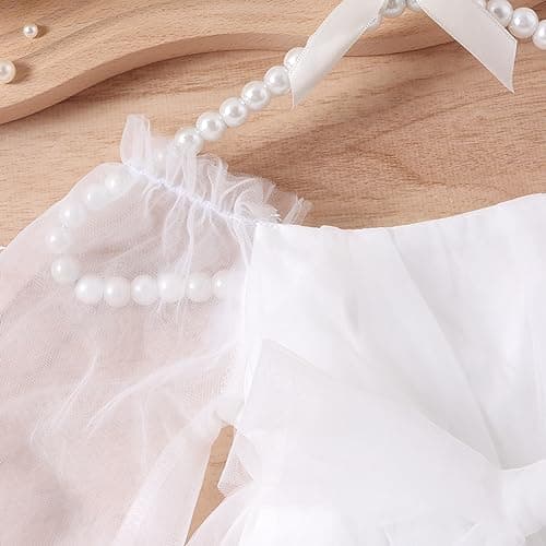 New Born Baby Girl Flower Embroidered Tutu Dress