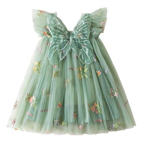 TTYAOVO Toddler Girl Tulle Dress for BirthdayParty