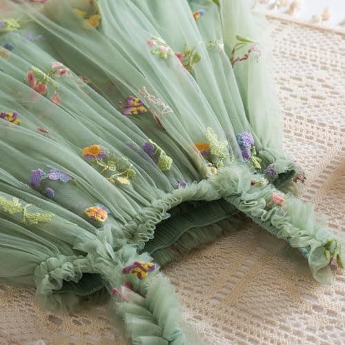 Nileafes Toddler Girl Summer Floral A-Line Sundress Sleeveless Beach Butterflies