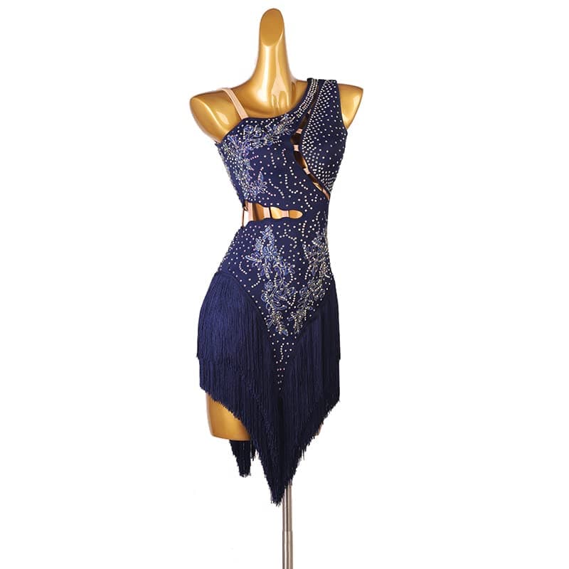 Professional Women's Fringe Latin Dance Dresses for Cha Cha, Tango, Ballroom Competitions
