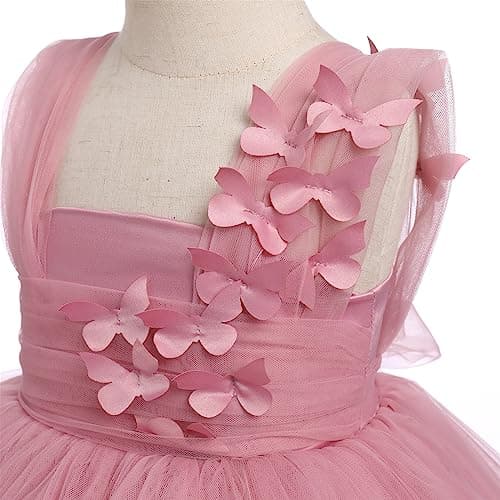 IDOPIP High-Low Tutu Dress for Toddler Princess Birthday Party