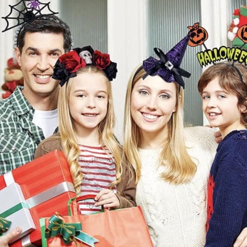 CHILTINA Halloween Witch Hat Hairband Cosplay Accessory