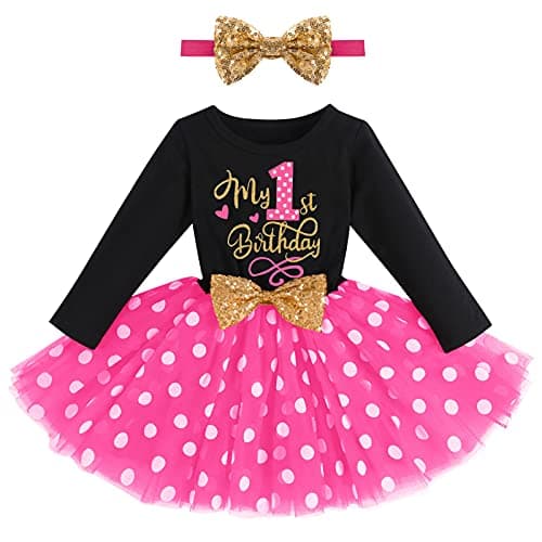 Refined Title: ODASDO Baby Girls Toddlers Birthday Tutu Dress Set