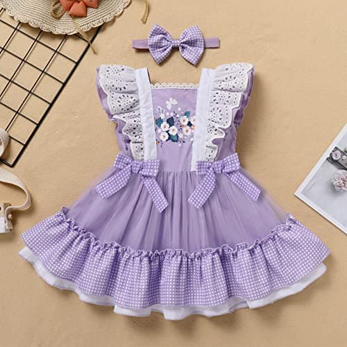 Baby Girl Rainbow Tulle Tutu Dress for Birthday Party, Pageant, Evening, Wedding