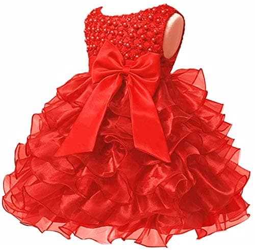 Jup'Elle Flower Girl Wedding Dress with Ruffle Lace