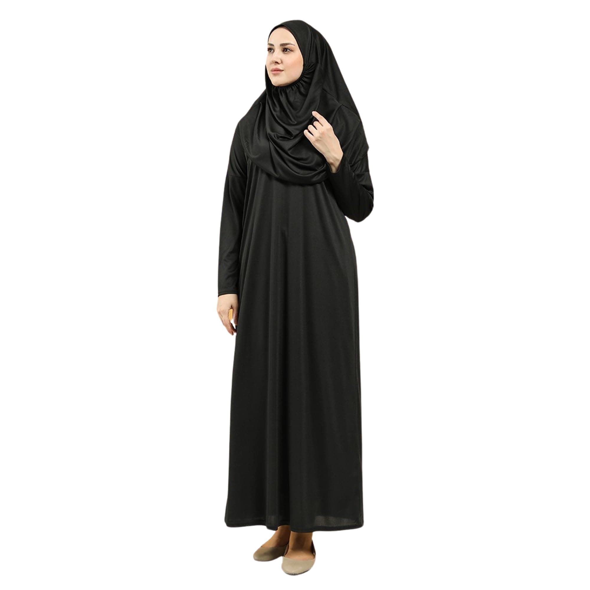 Abaya for Muslim Women Prayer Dress with Bag