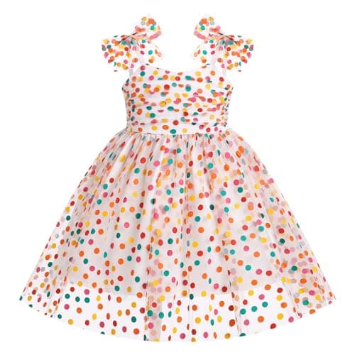 IBTOM CASTLE Toddler Flower Backless Tutu Dress for Girls Party & Cake Smash Birthday