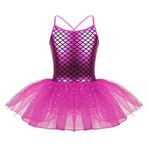 Girls Sequined Ballet Tutu Dress Leotard for Ballerinas