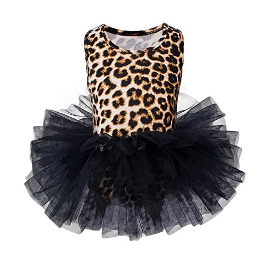 Tutu.kk Girls' 4-Layer Ballet Tutu Leotard (12 Months - 7 Years)