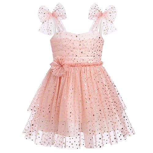 IBTOM CASTLE Toddler Flower Backless Tutu Dress for Girls Party & Cake Smash Birthday