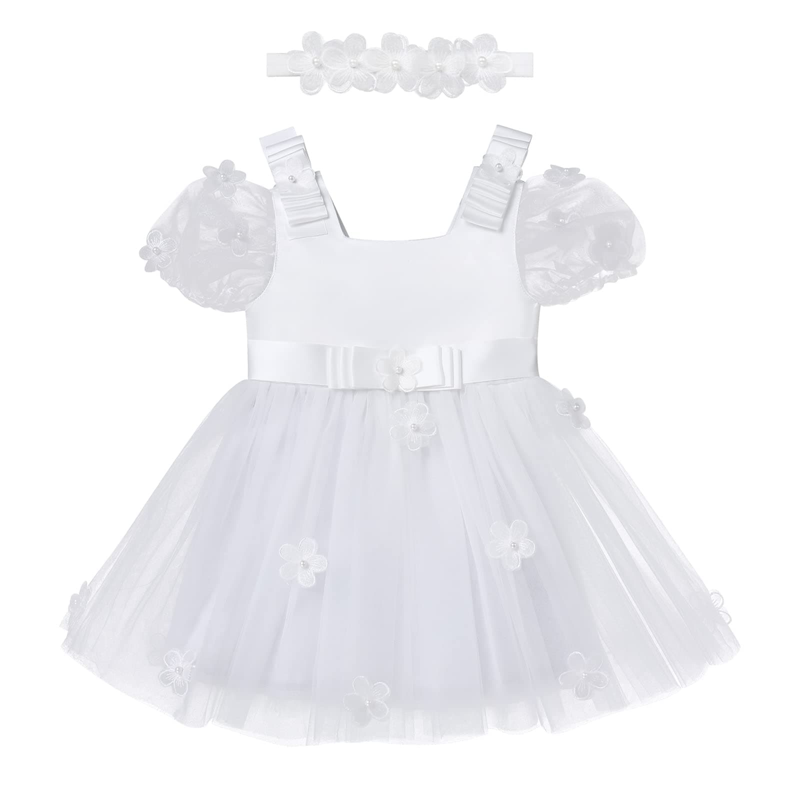 Infant Baptism Wedding Party Dress