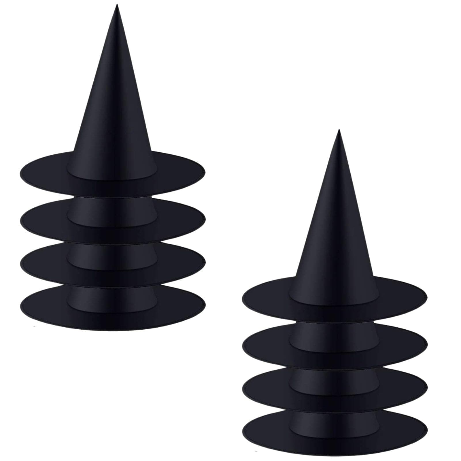 CROOT Black Witch Hat for Halloween Party & Cosplay