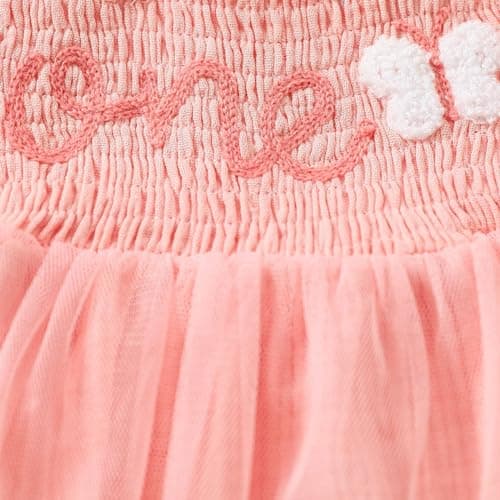 ODASDO Baby Girl Birthday Outfit Photo Shooting Props Set