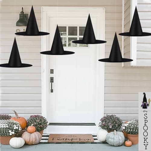 Halloween Black Witches Hats Decor 115 FT Rope Bulk
