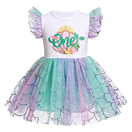 Newborn Infant Baby Girl Birthday Party Dress Romper