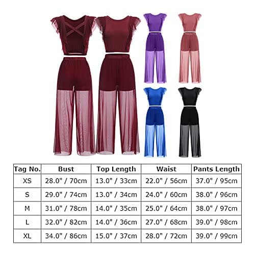 Women's Lyrical Dance Costumes Set