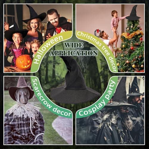 Large Wizard Hat for Adults and Teens: Novelty Cosplay Accessory for Halloween Parties
