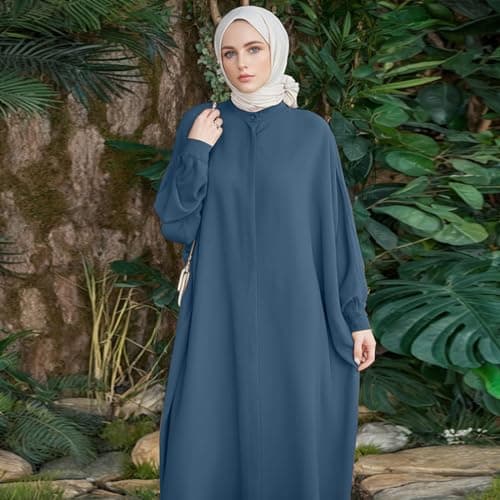 FYMNSI Modest Maxi Abaya Robe for Women Islamic Dress