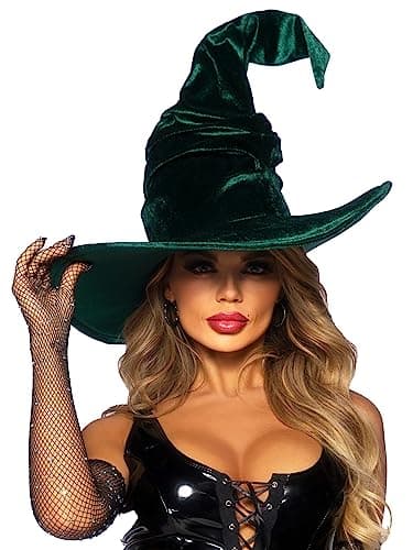 Leg Avenue Women's Large Emerald Ruched Witch Hat
