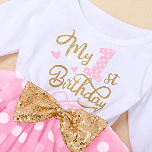 Refined Title: ODASDO Baby Girls Toddlers Birthday Tutu Dress Set