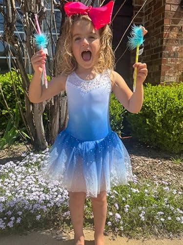 Belovance Girls Gymnastics Skirted Leotards Ballet Tutu