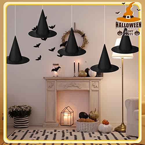 Satinior Witch Hat Halloween Costume with Rope Accessory