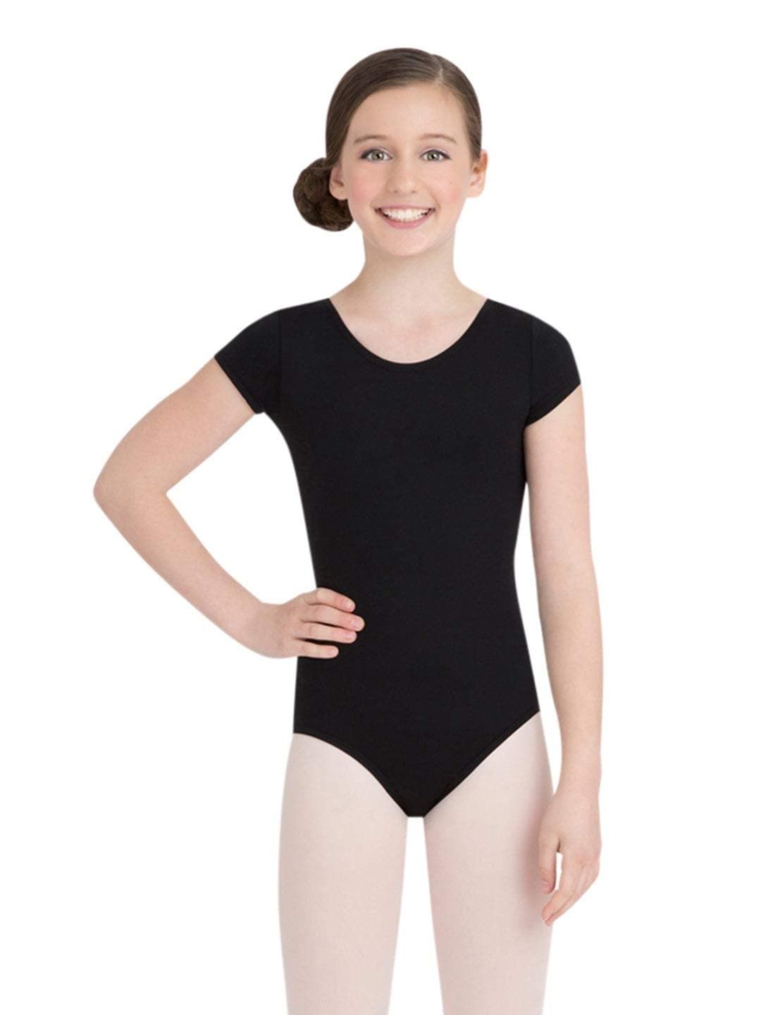 Capezio Girls Short Sleeve Leotard