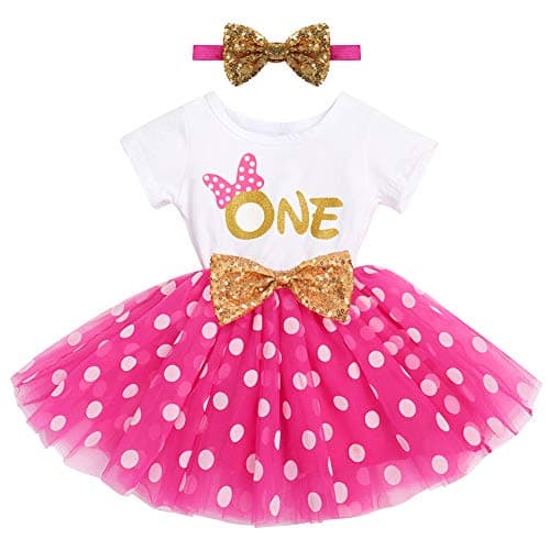 Baby Girl 1st/2nd Birthday Dress & Headband Set