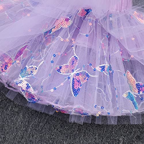IDOPIP Butterfly 1st Birthday Tutu Outfit for Cake Smash Photo