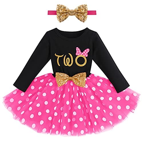 Refined Title: ODASDO Baby Girls Toddlers Birthday Tutu Dress Set