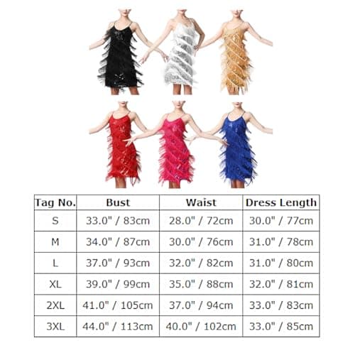 Latin Dance Dress for Adult Women with Sequins and Tassels
