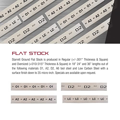 D2 Tool Steel Sheet - 1/4 x 3/4 x 18