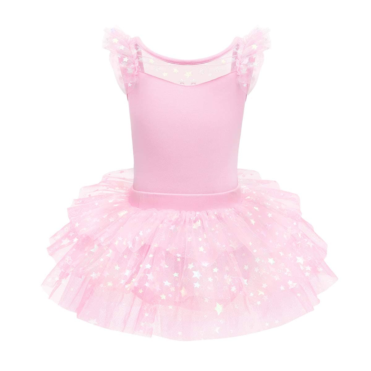 Girls' Dance Leotard with Tutu Skirt - Classic Ballet Dress