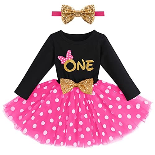 Refined Title: ODASDO Baby Girls Toddlers Birthday Tutu Dress Set