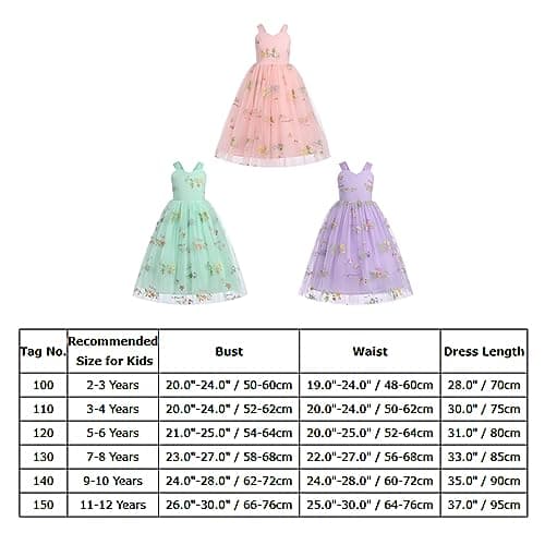 Flower Girl Dresses with Floral Embroidery