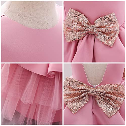 Baby Girls First Birthday Outfit Princess Satin Dress