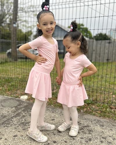 Stelle Girls' Ballet Skirt Dance Wrap Chiffon Toddler Skirt